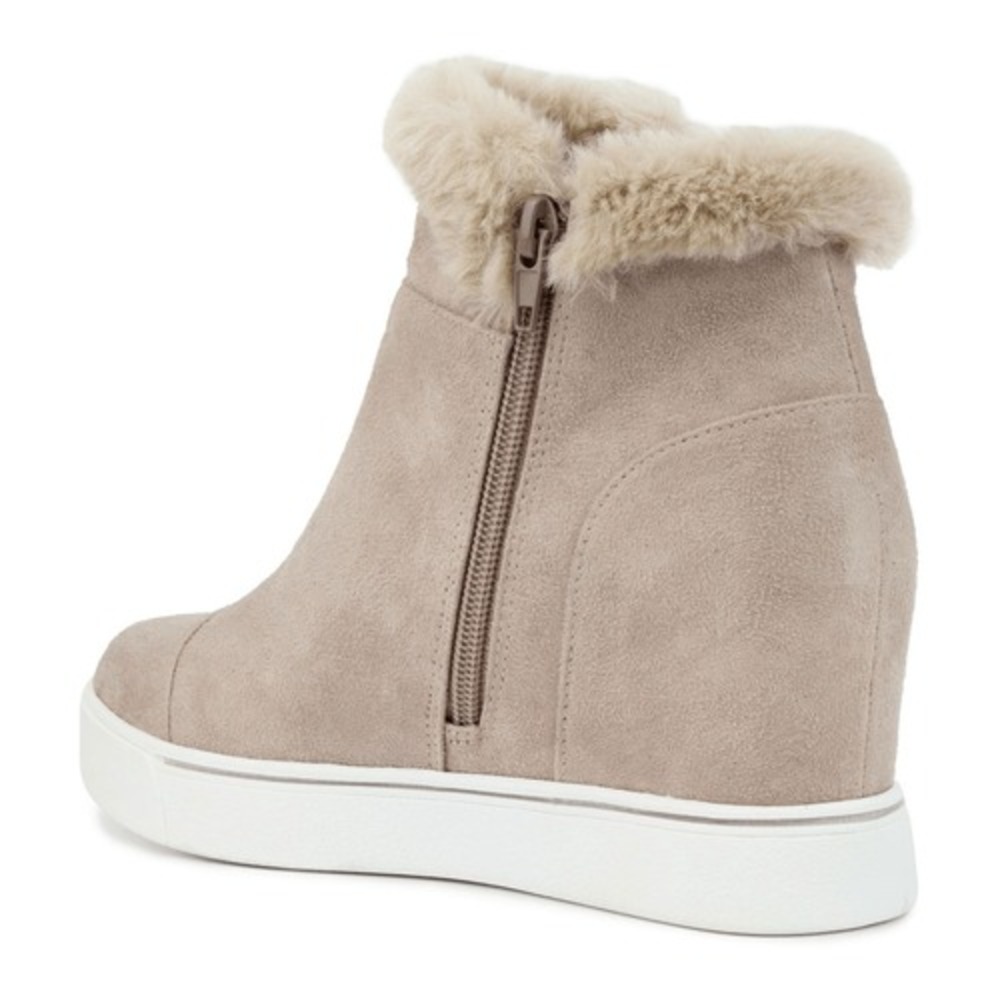 Sugar Kiwi Women's Hidden Wedge‎ Sneakers Tan 8 - Picture 10 of 10